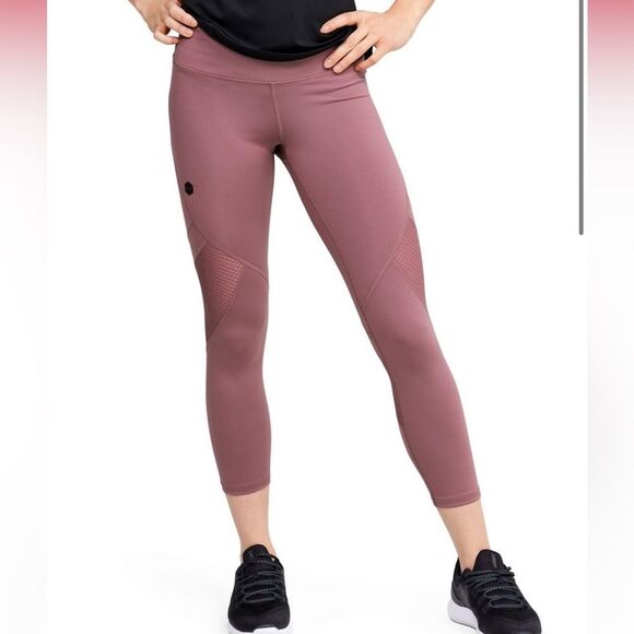 Under Armour Celliant Rush Crop Legging Compression Pink - Picture 1 of 8
